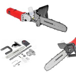 Trade Shop - flex-winkelschleifer-adaptersatz elektro-kettensägenschiene 11,5' -