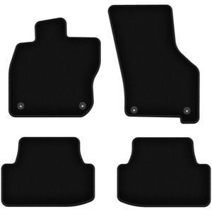 BASIC schwarze Veloursmatten für: Skoda Octavia IV E-Tec Limousine, Kombi, Liftback (2020-)