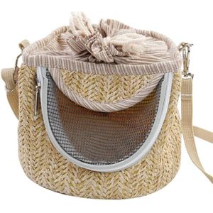 ZVD - Pet Carrier Bag Portable Breathable Hamster Carry Bag Travel Handbag Hiking Warm Winter Bag With Squirrel Cage