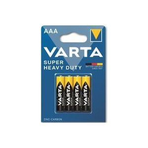 Batterie Zink-Kohle, Micro, aaa, R03, 1.5V, Superlife, 4 Stück - Varta