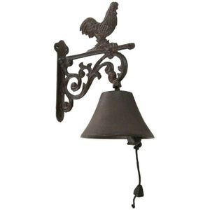 Hahnglocke aus Gusseisen 16h24 cm