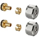 Ofix Klemmringverschraubung, für Außengewinde 3/4',12x1,1mm, 2fach für Kunststoffrohre - Oventrop