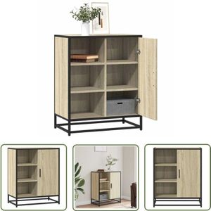VidaXL Sideboard Sonoma-Eiche 62x35x76 cm Holzwerkstoff