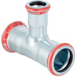 Geberit Mapress C-Stahl T-Stück reduziert Außendurchmesser 15mm