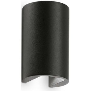 Ideal Lux - Apollo - led 2 Light Außenwandleuchte Schwarz IP44