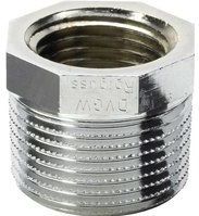 Reduzierstück 3241 1' x 3/4' R/Rp, Rotguss, verchromt - Viega