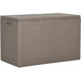 Vidaxl - Garten-Aufbewahrungsbox 180 l Braun pp Rattan