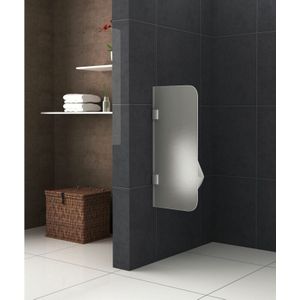 Glasdeals - Glas Urinaltrennwand grado-frost - Milchglas