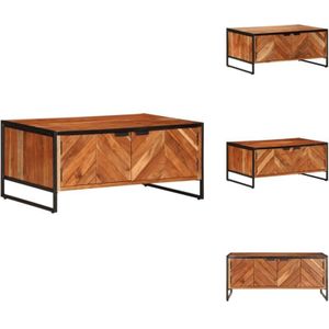 Vidaxl - Couchtisch 90x55x40 cm Massivholz Akazie - Couchtisch - Couchtische - Beistelltisch - Sofatisch