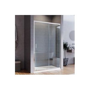 Duschkabine Duschtüren 100x185cm Duschschiebetür Dusche Nischentür Einzelschiebetür Glasschiebetür esg Glastür - Sonni