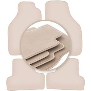 Beige PREMIUM-Matten für: Mitsubishi Eclipse III Coupé 1999-2006