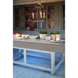 D-c-fix - d-c-table® Tischdecke Monte Carlo Sharon 150 x 220cm Greige In-/ Outdoor Design