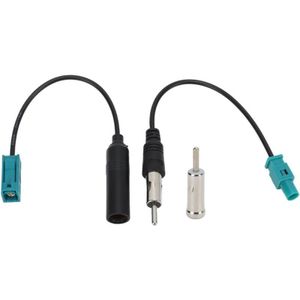 YB - Jeffergarden Autoantennen-Antennenadapter, Universal-Fakra-Z-auf-DIN-Stecker-Anschlusskabel für Stereo-HD-CD-Media-Player-Receiver