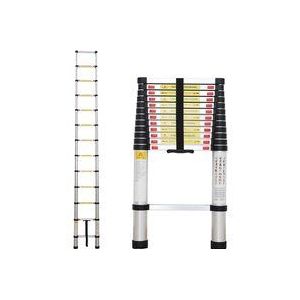 Keepbuying - Teleskopleiter 3,8 Meter, Klappleiter Maximale Belastbarkeit: 150 kg Standard/Zertifizierung: EN131