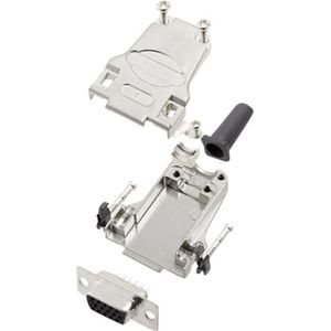 Encitech - DTZF09-HDS15-K 6355-0063-11 d-sub Buchsenleisten-Set 180 ° Polzahl: 15 Lötkelch 1 Set