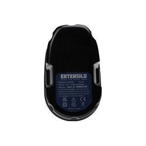 Extensilo - 3x Akku kompatibel mit Dewalt DC527 Flash light, DC530KA, DC546K, DC545K, DC550B, DC550 Elektrowerkzeug (3300 mAh, NiMH, 18 v)