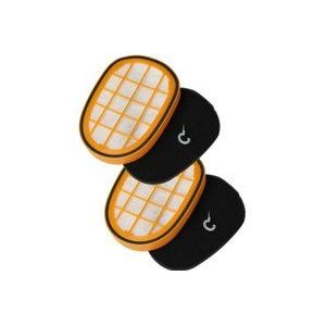 Vhbw - 2x Vormotor-Filter, 2x Motorschutz-Filter kompatibel mit Philips XC8349 Staubsauger