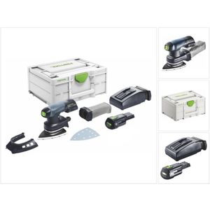 Dtsc 400-Basic Akku Deltaschleifer 18 v 100 x 150 mm Brushless + 1x Akku 3,0 Ah + Ladegerät + Systainer - Festool