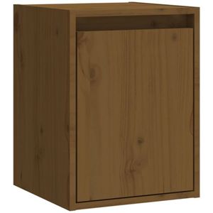 Wandschrank Honigbraun 30x30x40 cm Massivholz Kiefer vidaXL