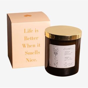 Aromatische Kerze (200 gr) Zodiac Collection Weiss Scorpio - Sklum