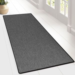 Teppich-Läufer auf Maß Sabang Sisaloptik Anthrazit 80 x 350 cm