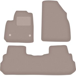 Beige Velours-Fußmatten für: Cadilac XT5 0 (2015-)