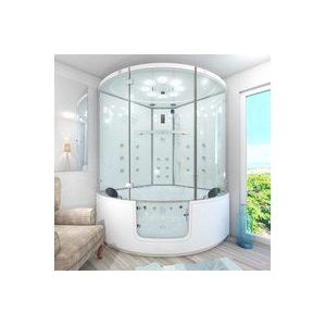 Acquavapore - Dampfdusche Whirlpool Dusche Duschkabine K60-WS-EH 140x140cm ohne Zusatzoptionen