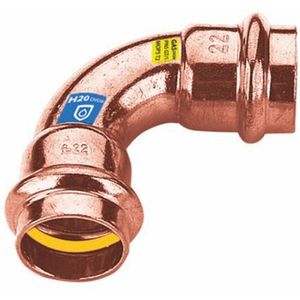 Sanpro Fitting - Pressfitting Kupfer 90° Winkel - Bogen, Größe V 18