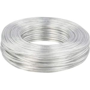Besser kabel 2x0,35mm schmale rippe 100m silber - frw/2-2-2x0,35/arg