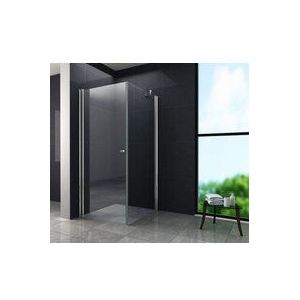 Glasdeals - Duschkabine spa-fix 90 x 90 x 195 cm inkl. Duschtasse - Klarglas