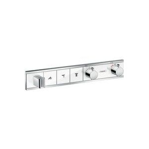 RainSelect - Thermostat-Duscharmatur - Unterputz für 3 Verbraucher, weiß / verchromt 15356400 - Hansgrohe