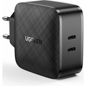 Ladegerät 2x usb Typ c 66W Power Delivery 3.0 Quick Charge 4.0+ schwarz - Ugreen