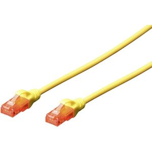 DK-1612-020/Y RJ45 Netzwerkkabel, Patchkabel cat 6 u/utp 2.00 m Gelb verdrillte Paare 1 St. - Digitus