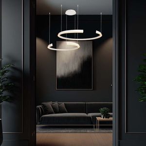 Designer-Deckenleuchten - Designer-Hängelampen - IP20 - Weißes Gehäuse - 48 Watt - 5150 Lumen - 3000K