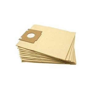 10x Staubsaugerbeutel kompatibel mit Rowenta ro 310 Artec, ro 310 Artec 1 Staubsauger - Papier, 23cm x 18cm, Sandfarben - Vhbw