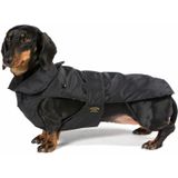 Hundemantel speziell für Dackel - Schwarz - 43 cm - Fashion Dog