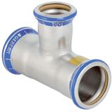 Mapress Edelstahl T-Stück reduziert Außendurchmesser 42mm - Geberit