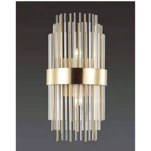 Spikes W – große Kristallwandleuchte 50 cm