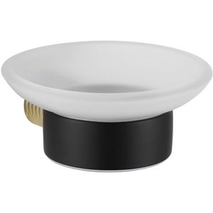 Mexen Base Seifenschale, Schwarz/gold - 7088239-57