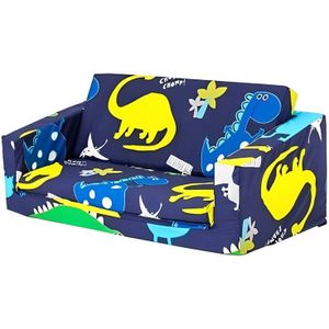 Ready Steady Bed Kinder-Schlafsofa zum Spielen, Klappsitz fürs Kinderzimmer, tragbarer Klappsitz fürs Spielzimmer, bedrucktes umwandelbares Sofa für