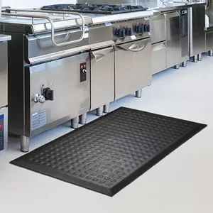 Deurmat Voor Binnen 100 x 115 cm Absorberend, Antislip, met Rubberen Achterkant Voor Stof Antislip Deurmatten Binnen for Inside, Front Back Door, Pets and Dogs, Zwart