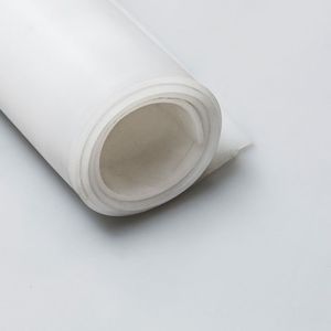 Rubberplaat - Siliconen FDA - Transparant - Dikte 1 mm - Breedte 120 c