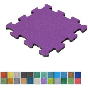 Rubber puzzeltegel met EPDM toplaag in diverse RAL kleuren - 50 mm - M