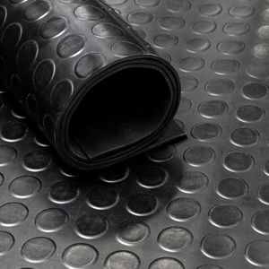 Rubber - Loper - Noppen - 2,7 mm - Breedte 50 cm