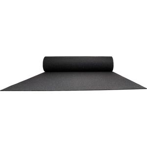 Sportvloer - Rol van 12,5 m2 - Dikte 6 mm - Zwart / Donkergrijs