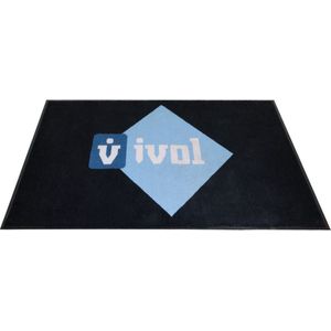 Colorstar logomat / bedrukte deurmat met eigen logo of foto - 115x240