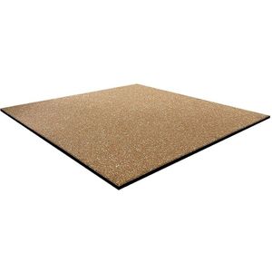 Sportvloertegel -  100x100cm - 15mm - Sand