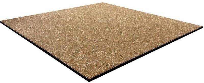 Sportvloertegel -  100x100cm - 15mm - Sand