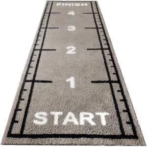 Sprinttrack kunstgras - 5 x 1,5 meter - Grijs