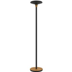 Vloerlamp Unilux Baly LED bamboe zwart